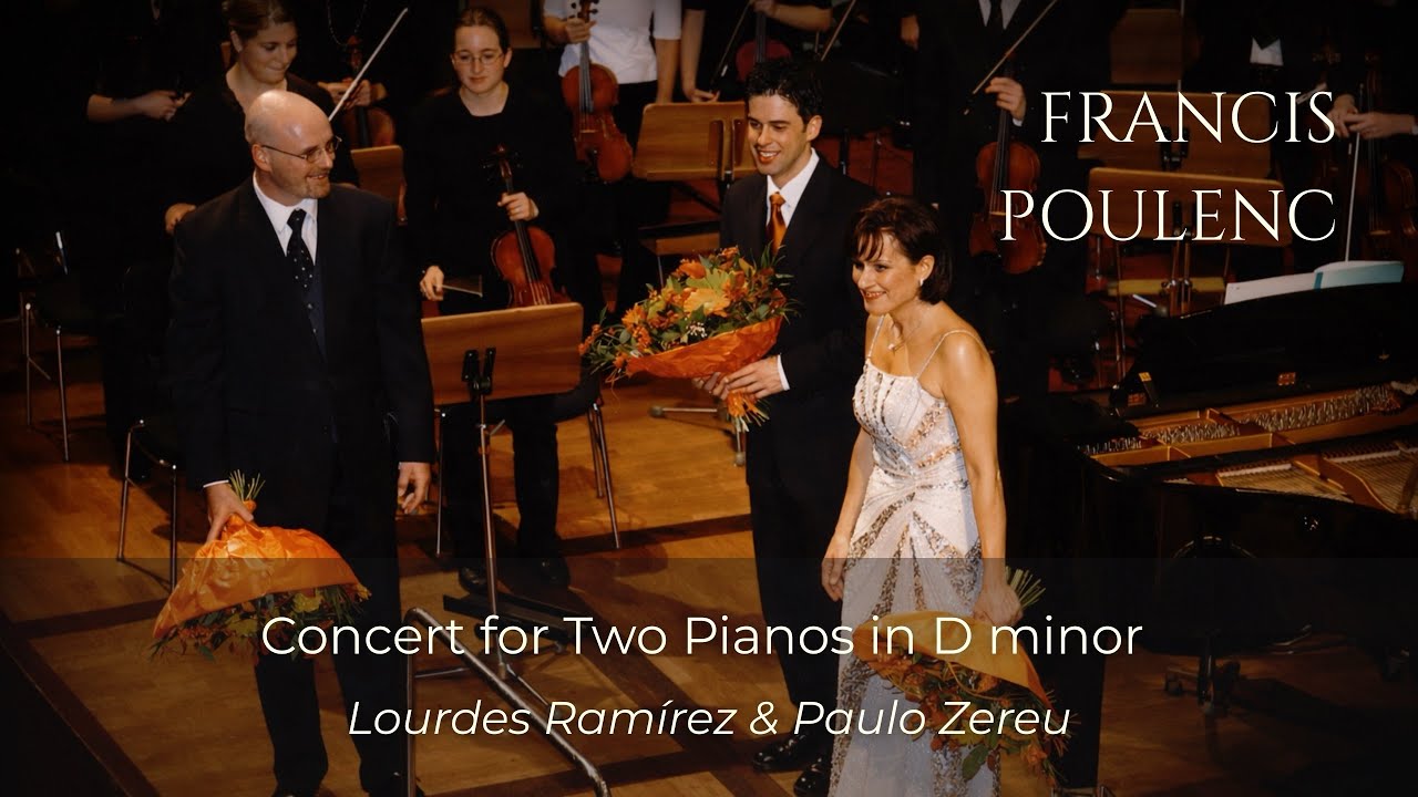 Francis Poulenc – Concert for Two Pianos in D minor | Lourdes Ramírez & Paulo Zereu | Peter Shannon