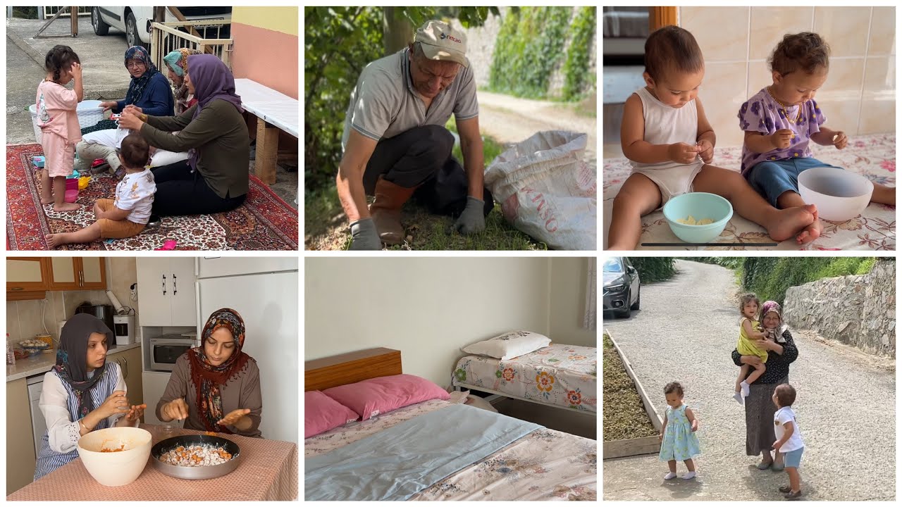 FINDIĞA BAŞLADIK 🌰 ANNEANNEM TPRUNLARLA 🌸 FATMA SÜRPRİZ YAPTI 🫶 KÖY EV TURU 🏠 FELLAH KÖFTESİ 👌