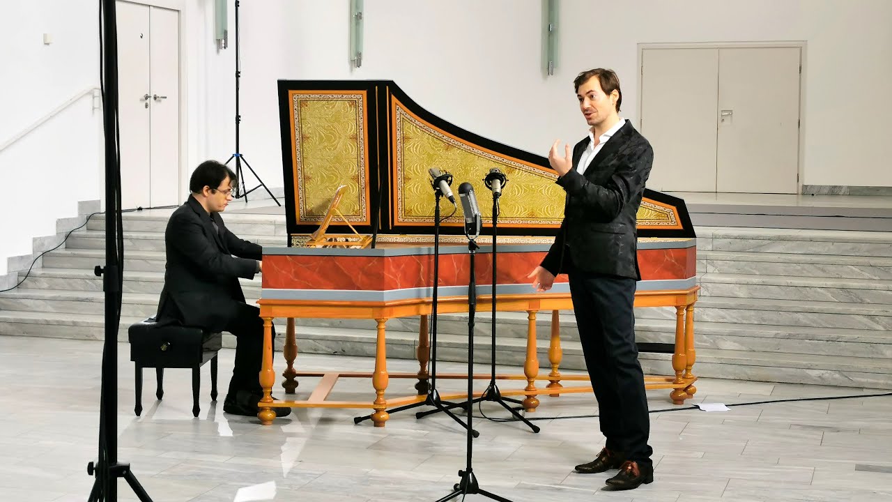Valer Sabadus (Countertenor) und Luca Quintavalle (Cembalo) im Zeughaus Neuss