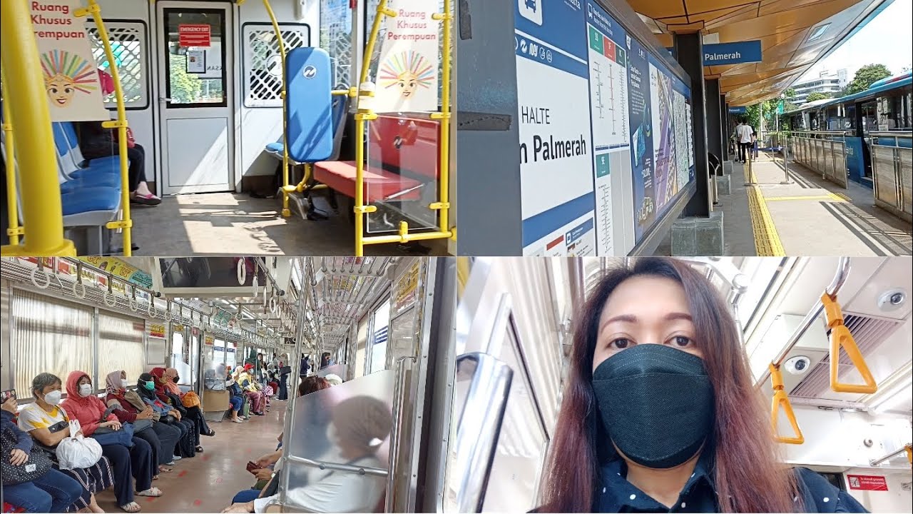 Naik KRL Dan Busway Ke Senayan Park  | Jakarta Public Transportation #adayinmylife @LeanoraHappy