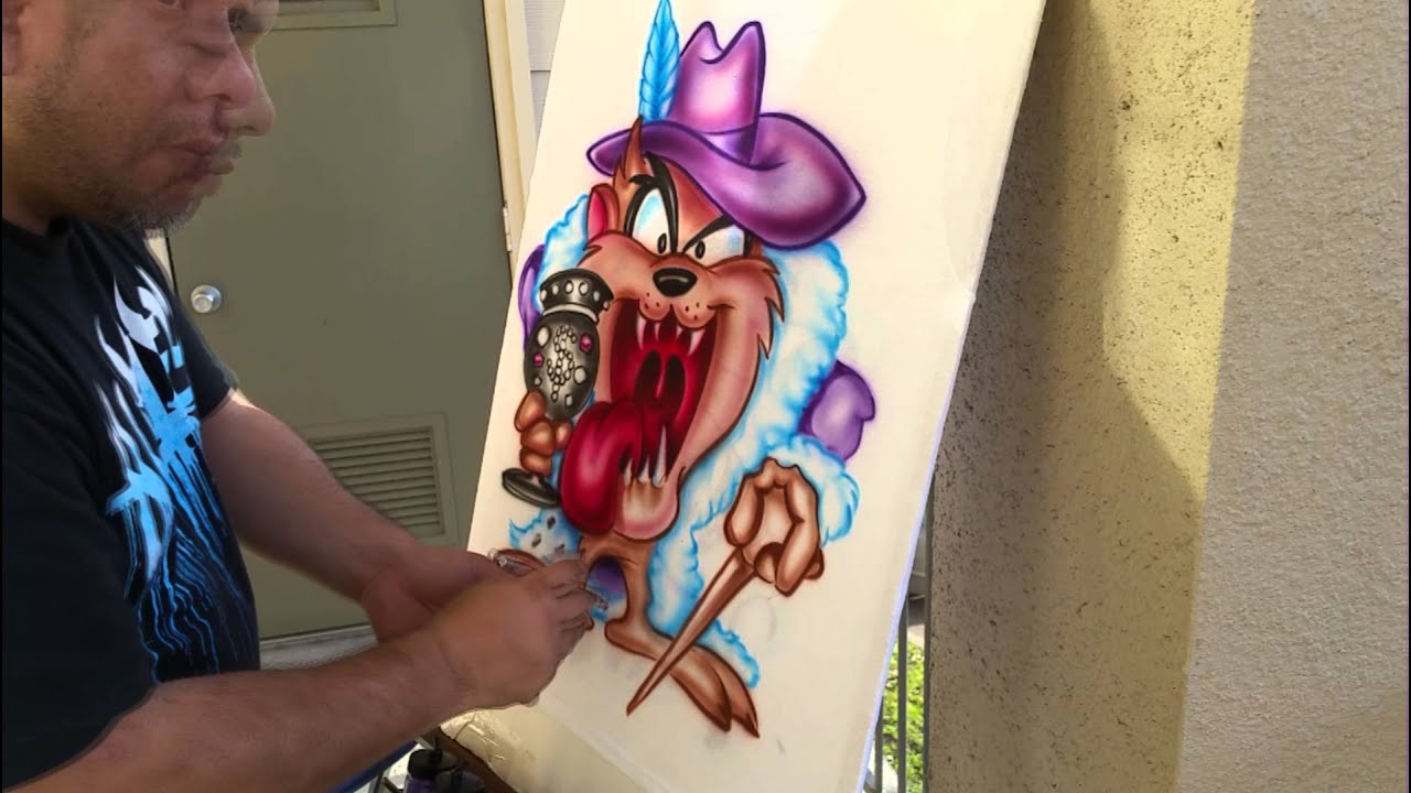 Tazmanian Devil Airbrush Shirt