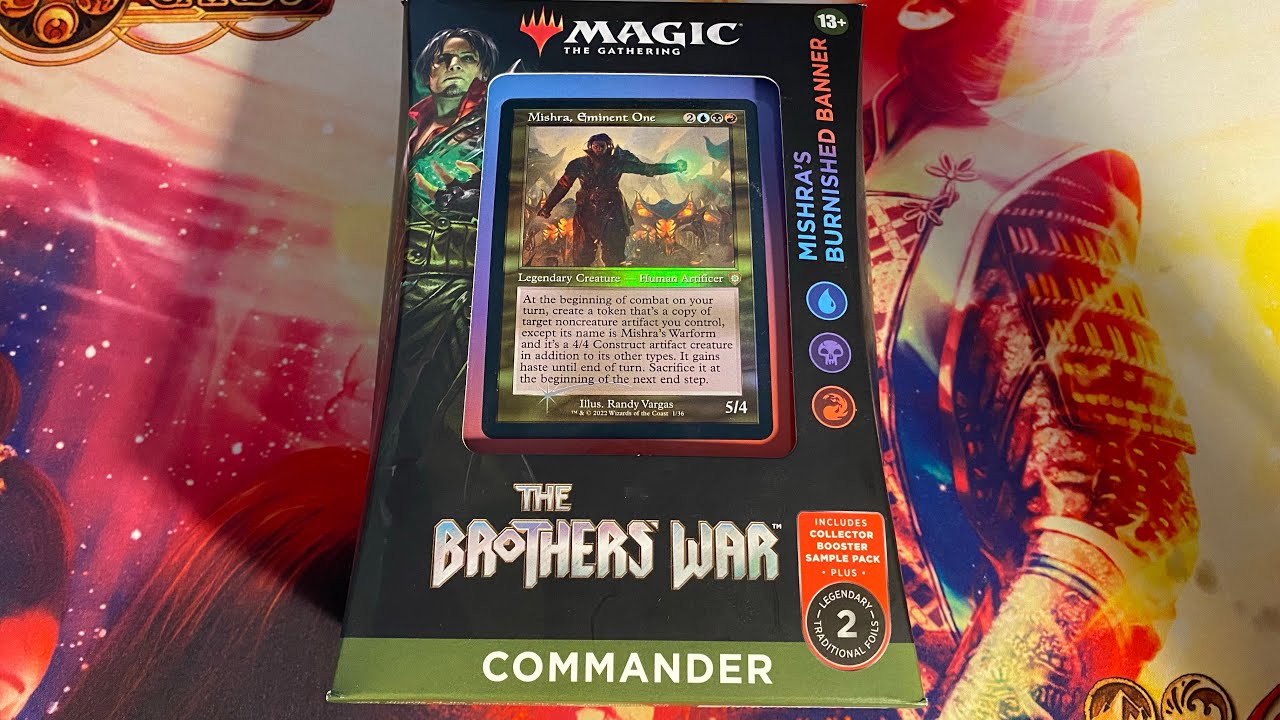 MtG Mishra&rsquo;s Burnished Banner Brothers War Commander Deck!