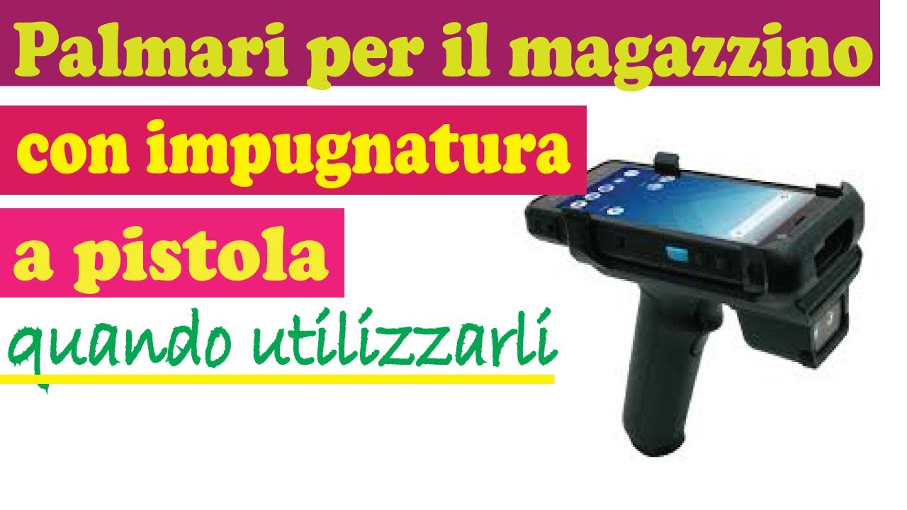 PALMARI PER IL MAGAZZINO CON IMPUGNATURA A PISTOLA QUANDO UTILIZZARLI