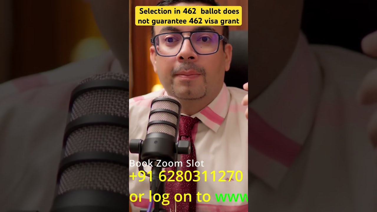 selection in 462 ballot does not guarantee 462 visa grant #shorts