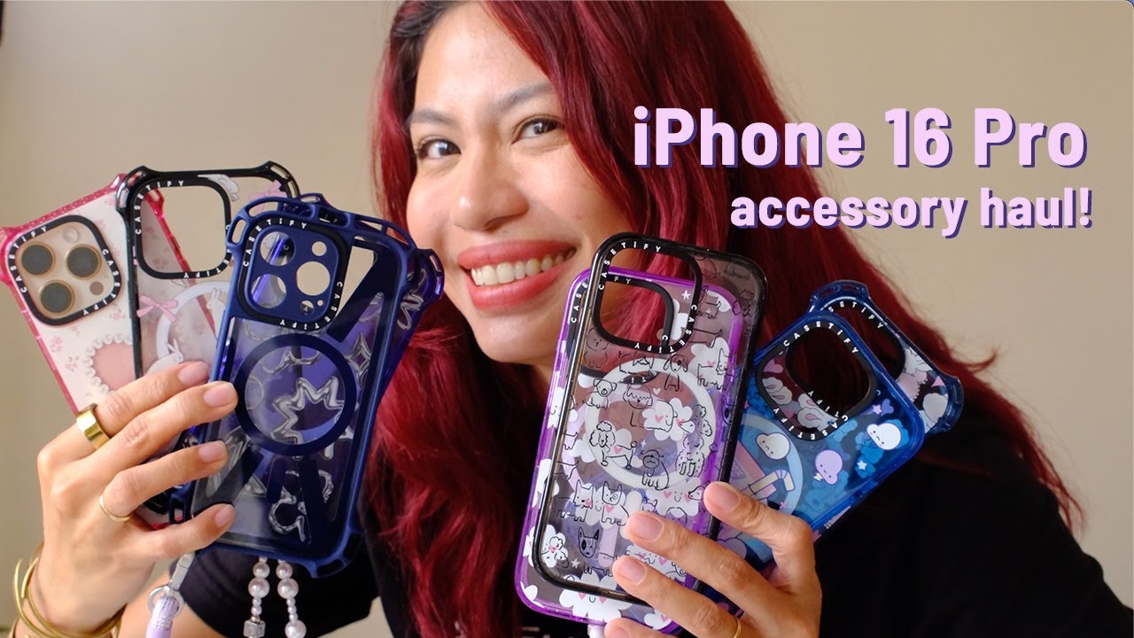 iPhone 16 Pro case + accessory haul!