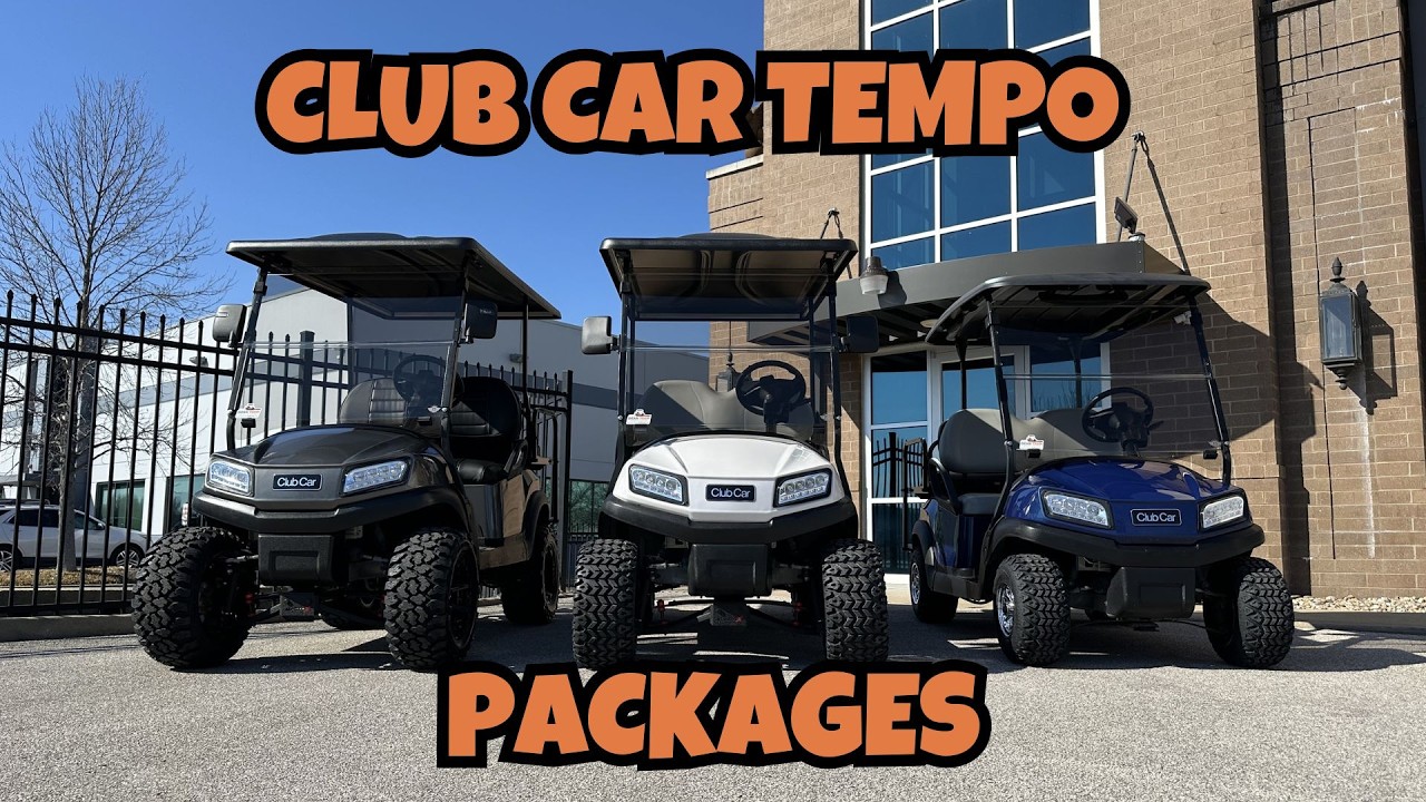 Our Club Car Tempo Packages | Dean Team Golf Carts