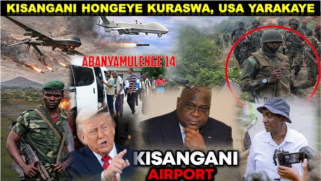 🔴LIVE: #KISANGANI YONGEYE KURASWA. #AMERIKA ITEGETSE KISEKEDI GUHAGARIKA #IBITERO KU #BANYAMULENGE