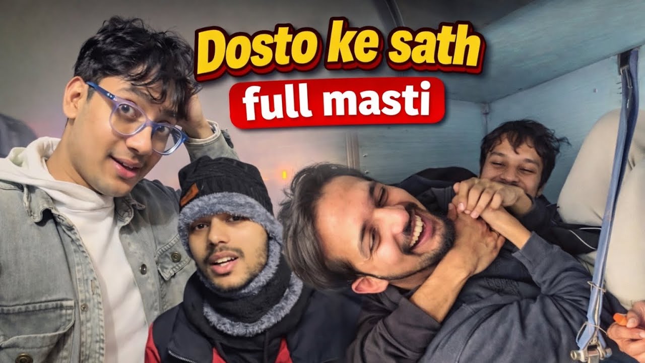 VLOG - #49 Doston Ke Saath Full Masti: Train, Bus, Metro aur Hum! 🚂🚌 | Going Himachal Pradesh ⛰️