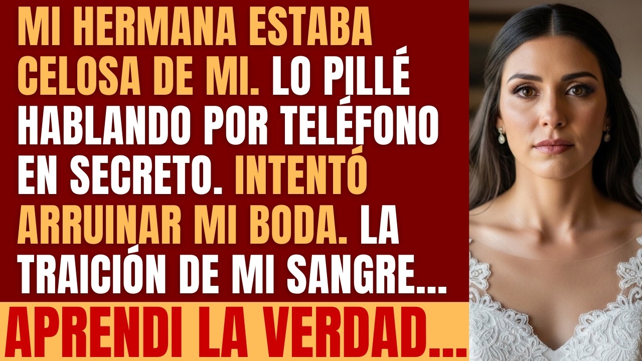MI HERMANA ME ENVIDIABA EN SILENCIO… HASTA QUE EXPLOTÓ EL DÍA DE MI BODA...