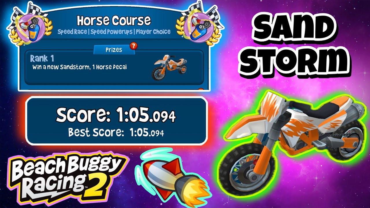 Horse Course 🐎| SandStorm 🏜️Prize✨| BeachBro 🏀| Beach Buggy Racing 2 🏖🏁| BB Racing 2