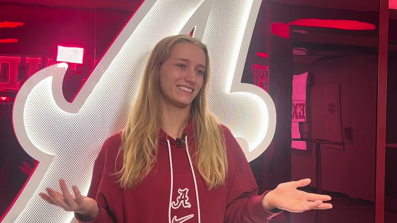 Alabama Gymnast Chloe LaCoursiere pre-quad meet