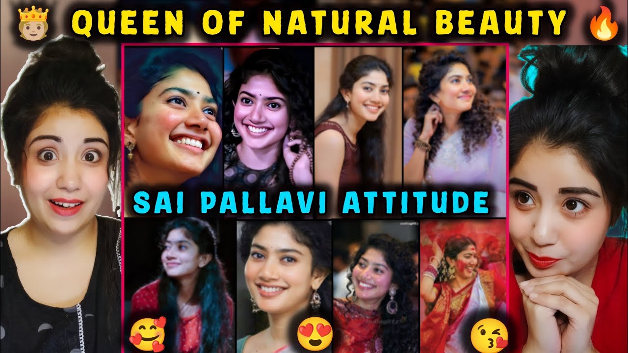 Sai pallavi Attitude Edit❤️ | Sai pallavi Reaction🔥 Natural Beauty Queen👑 South Indian Actress react