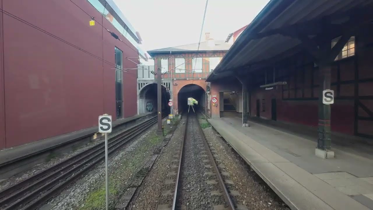 4K Førerrumsvideo / Cabride (Denmark): Rangering/Shunting Østerport 62-Nord til Østerport Perron.