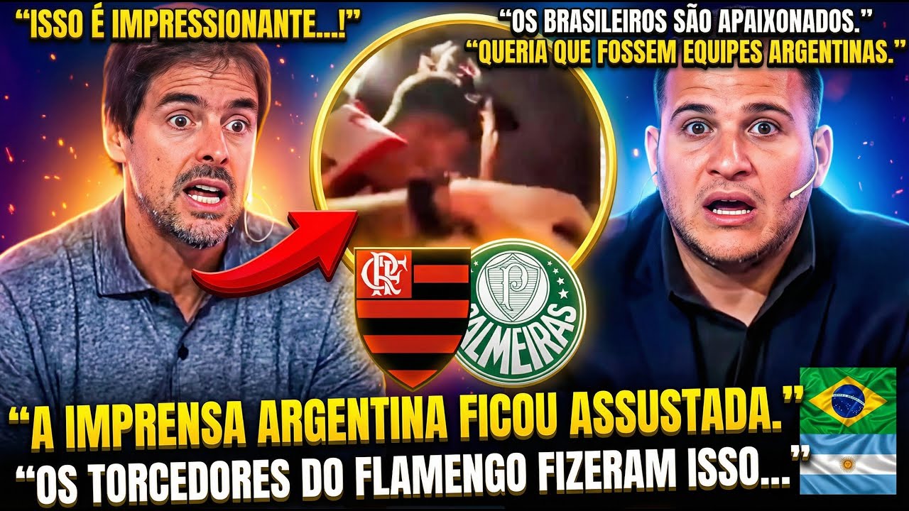 🔥¡INACREDITÁVEL! Imprensa Argentina FICA CHOCADA com a Torcida do Flamengo em Lima