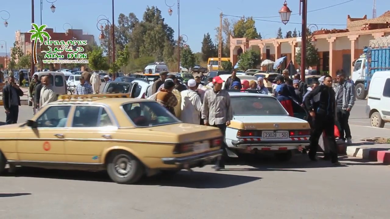 لقطة اليوم من السوق الأسبوعي لمدينة تنغير.