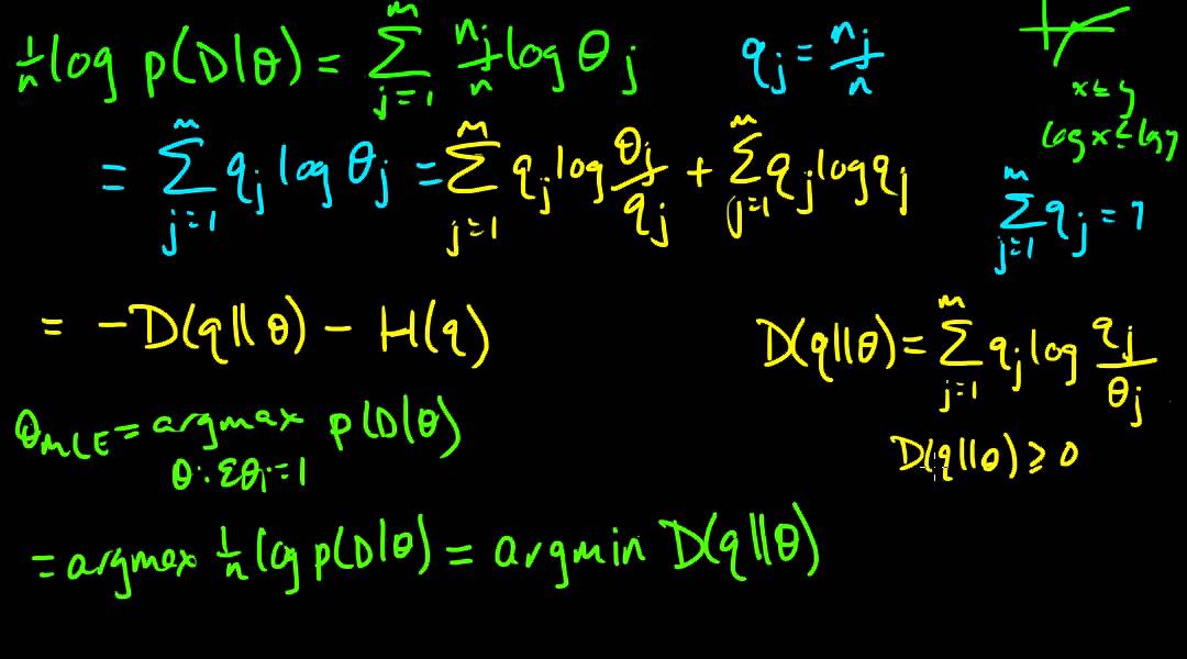 (ML 4.5) MLE for a PMF on a finite set (part 2)