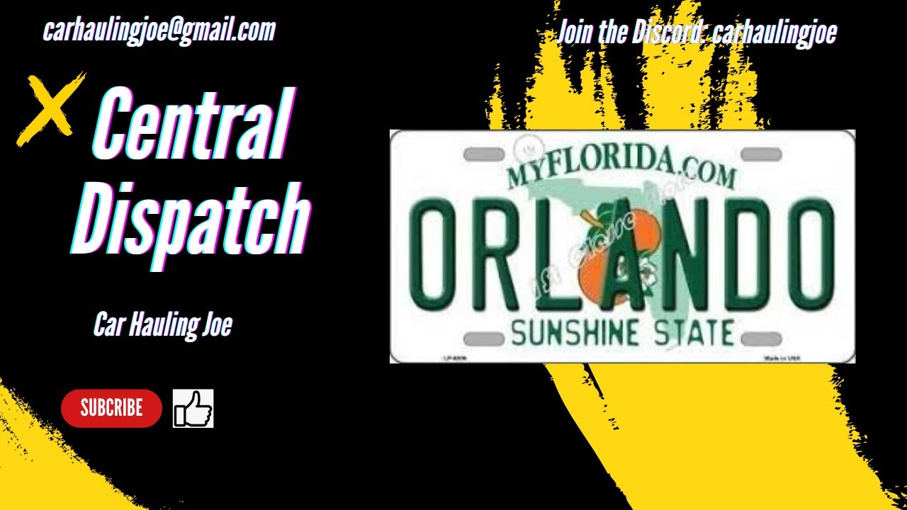 Central Dispatch Orlando Fl Area