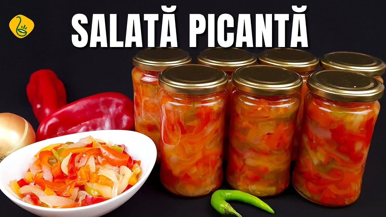 Salata picanta la borcan pentru iarna - bună în fiecare zi din viata mea