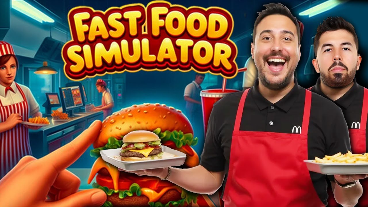 LAS BURGERS DE FARGAN Y WILLYREX | Fast Food Simulator