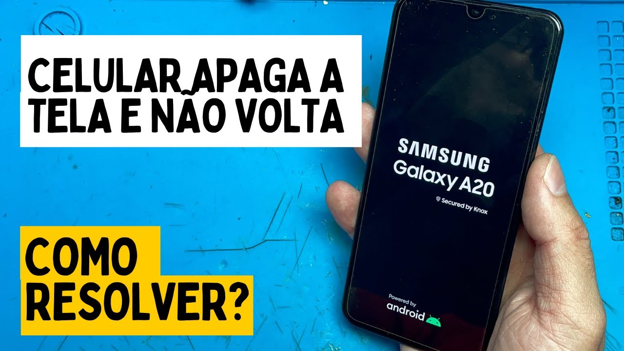 Celular apaga a tela e não volta  Como resolver?