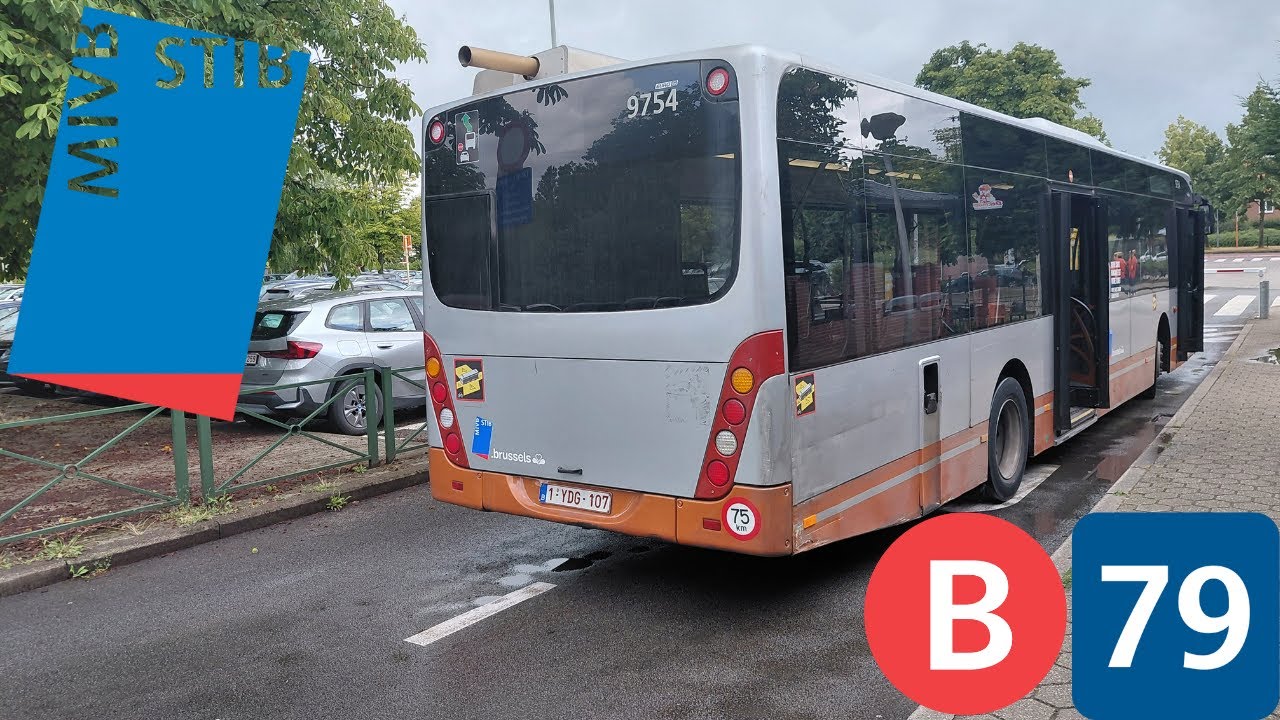 (Bus Stib) Voyage complet ligne 79 Schuman à Kraainem Vanhool New A330 €6 n°9754.