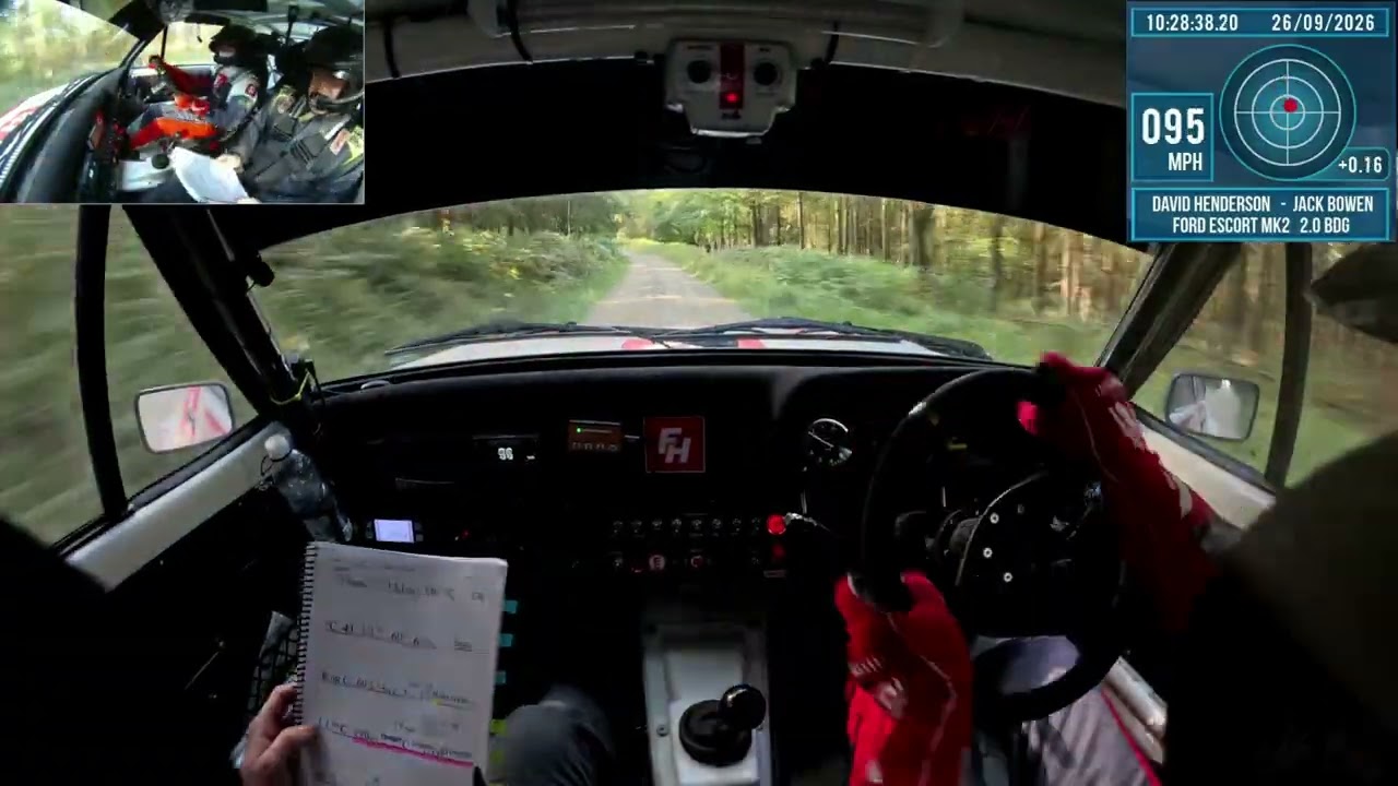 2026 Trackrod Historic cup - Full Rally - David Henderson / Jack Bowen - Ford Escort BDG