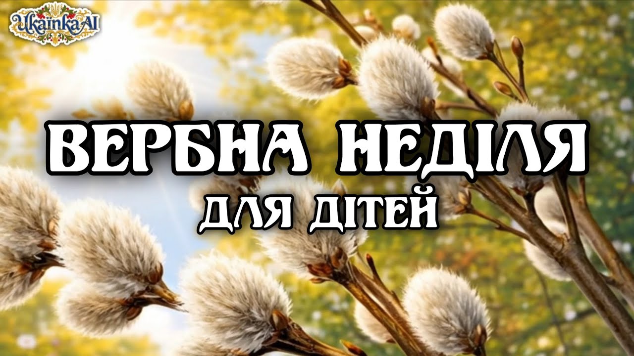 Вербна неділя для дітей 🌿 | Таємниця свята | Українські традиції | UKRAЇNKA AI 