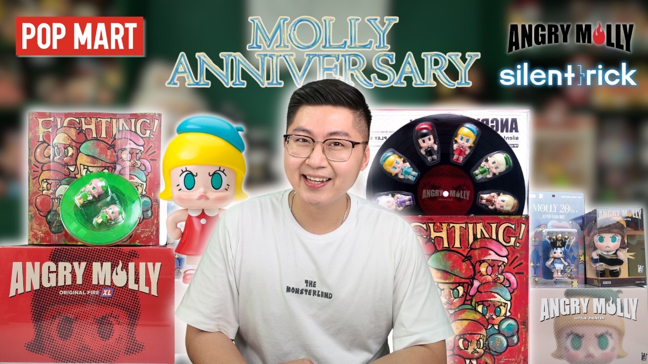 Юбилейная коллекция Pop Mart с Молли (20 лет) 😱 Покупки с разгневанной Молли + распаковка редких ...