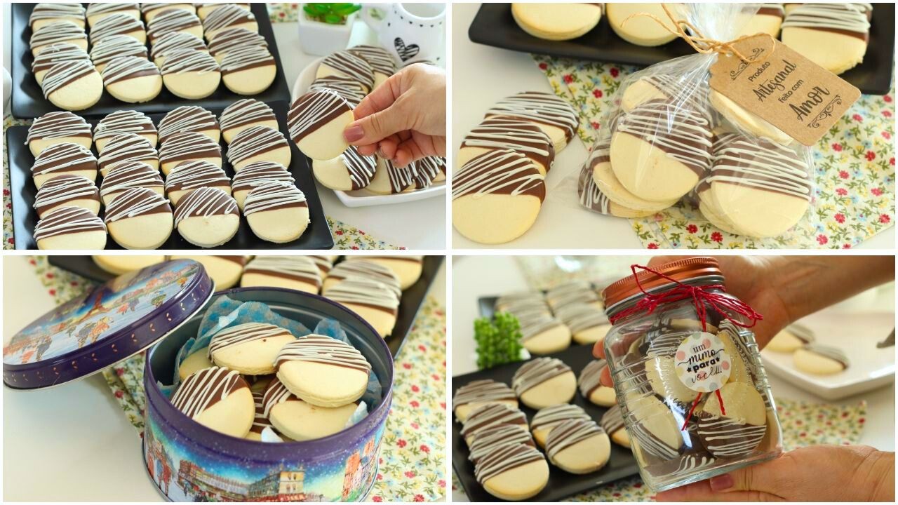 SUGESTÃO DIA DAS MÃES - FÁCIL - PRESENTEAR OU FAÇA E VENDA - BISCOITINHOS AMANTEIGADO - Dika da Naka
