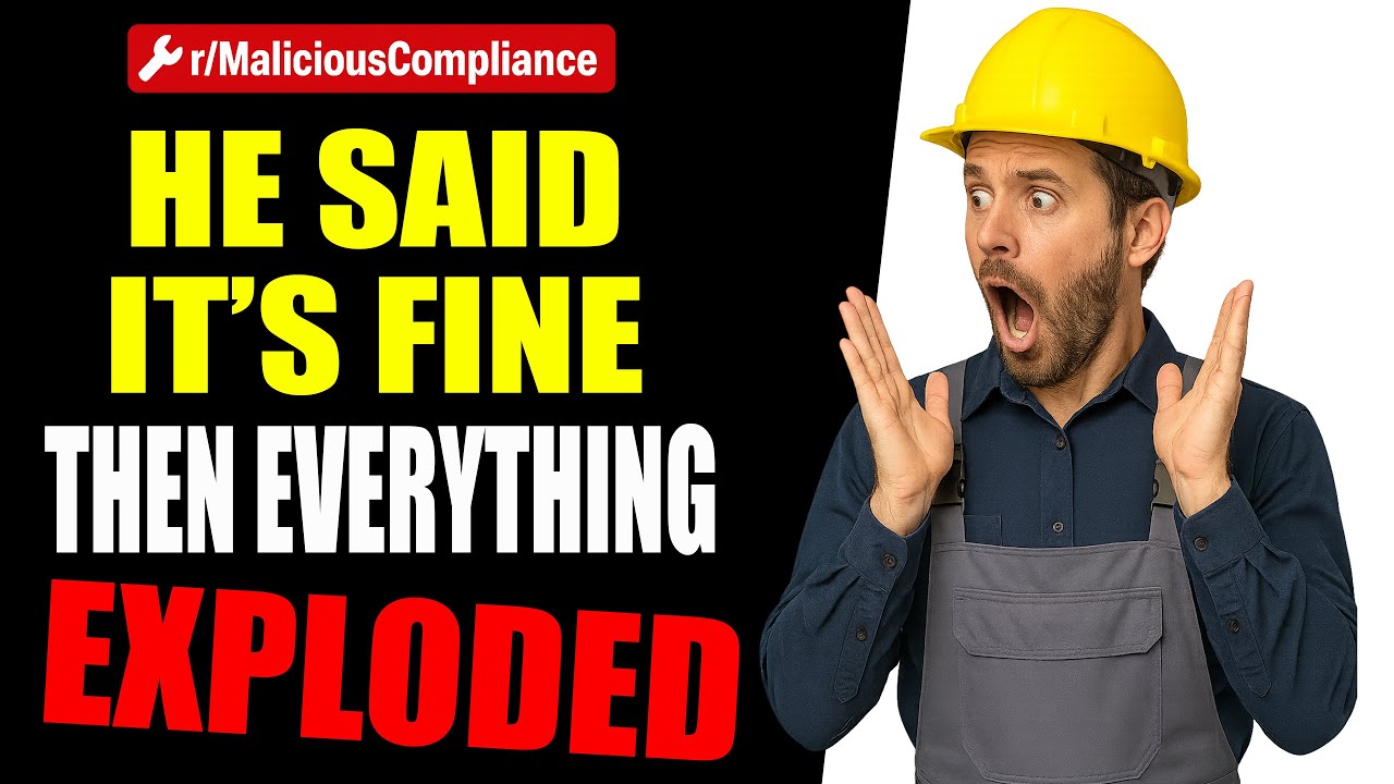 r/MaliciousCompliance - Он проигнорировал предупреждение… И тут труба взорвалась!