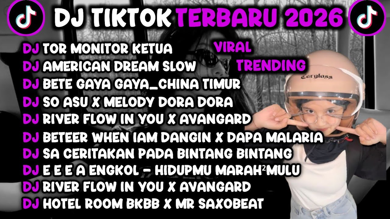 DJ TIK TOK TERBARU 2026🎵DJ TOR MONITOR KETUA 🎵DJ AMERICAN DREAM SLOW TERBARU 2026!