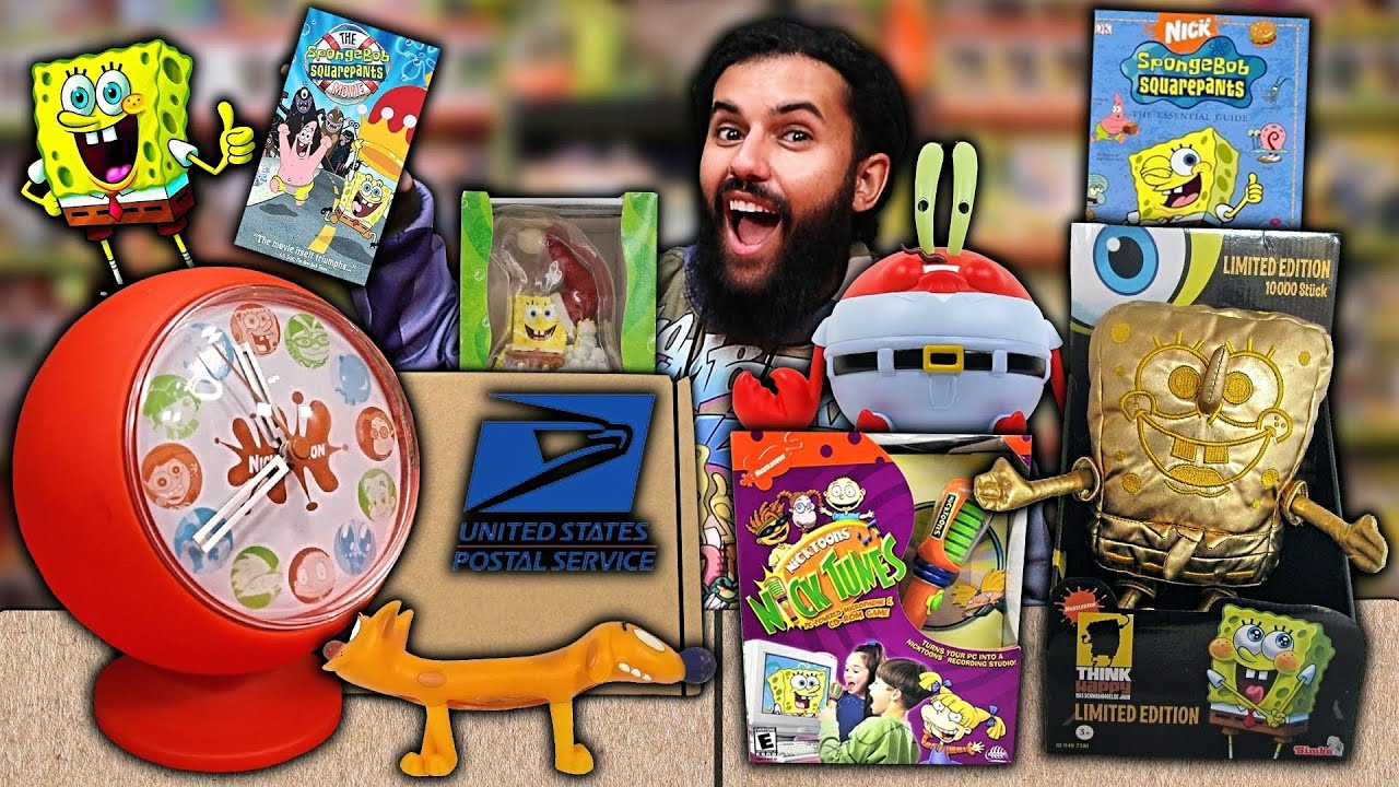 Mysterious Package Full Of RARE VINTAGE Nickelodeon Merch Arrived At My House...
