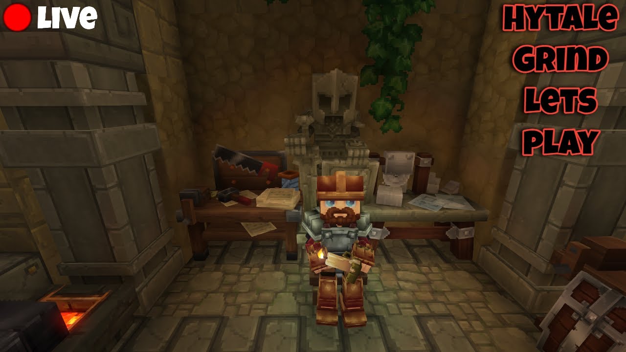 Teleporting in Hytale Plus Base upgrades *LIVE*