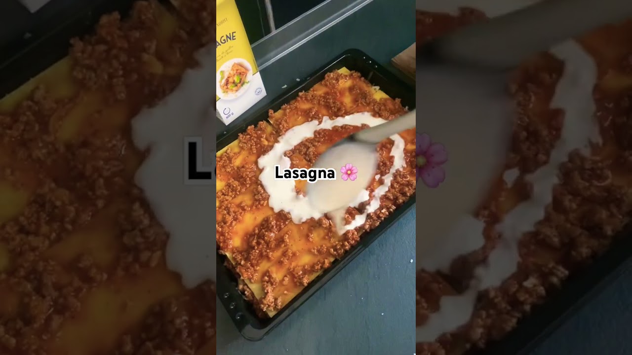 Lasagna 🌸 #cook #lasagna #cooklovers #metime