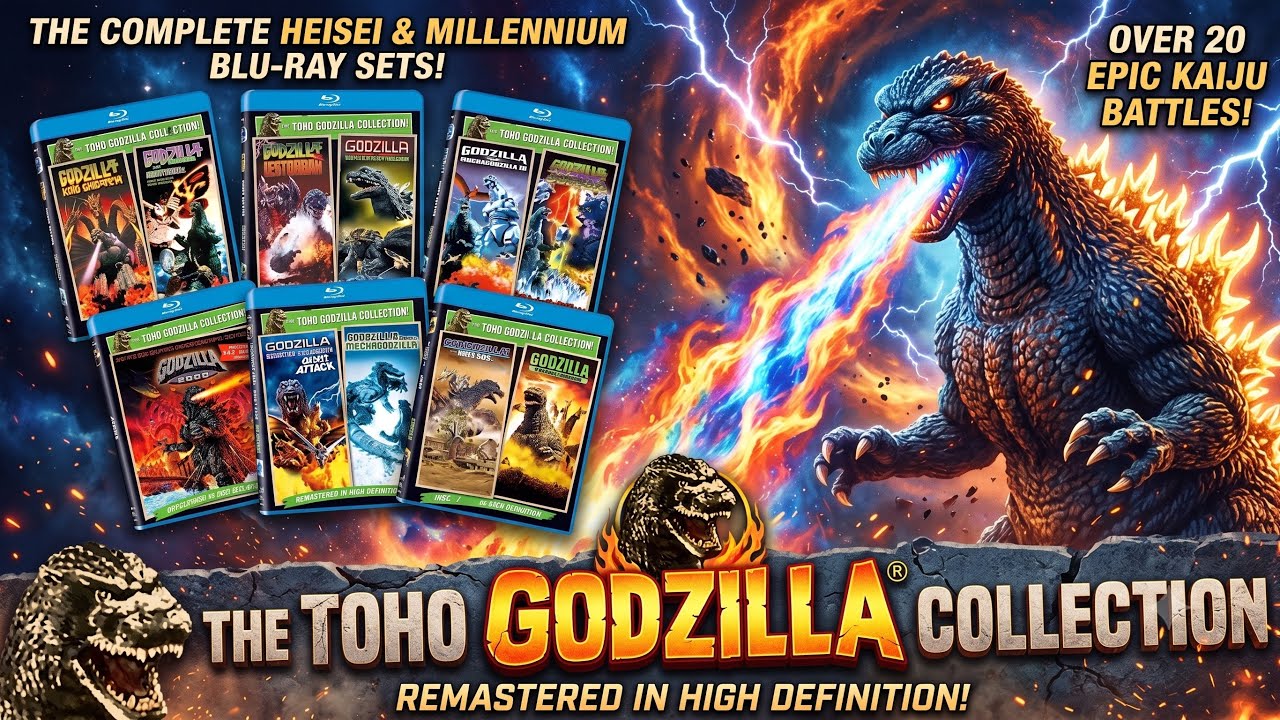 Распаковка Blu-Ray Godzilla Toho Collection