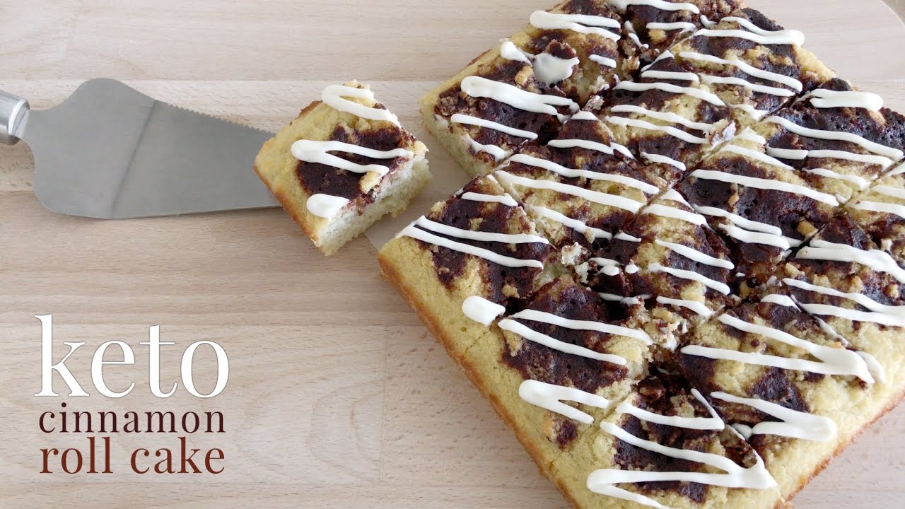 Keto Cinnamon Roll Cake