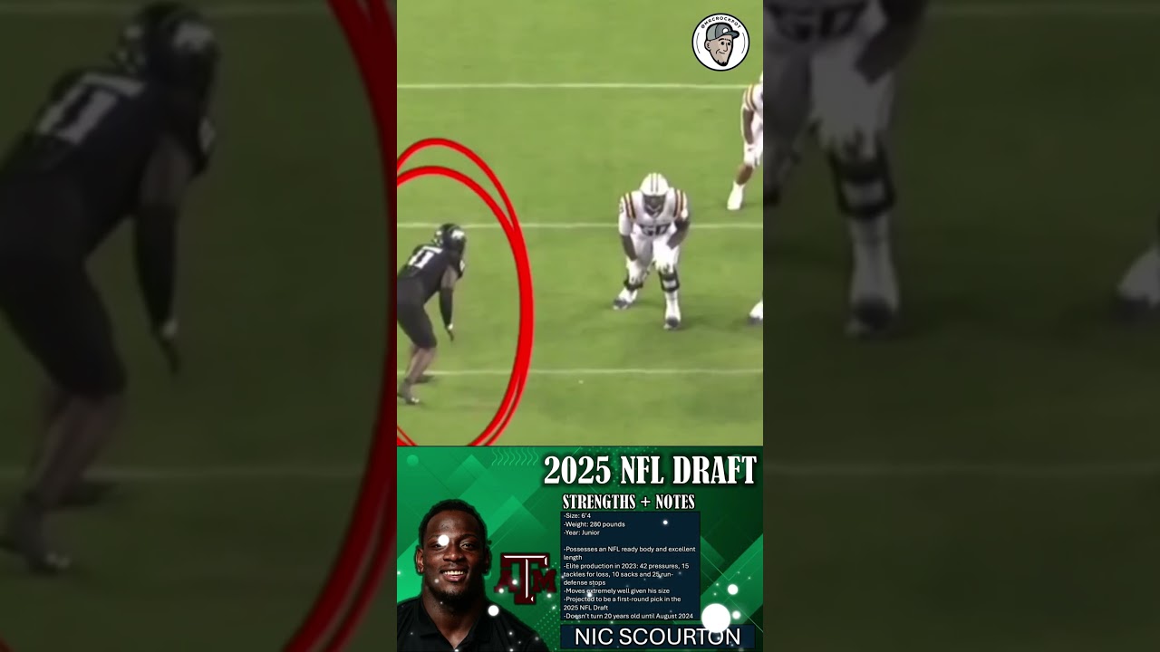 Nic Scourton is an ELITE PROSPECT all Eagles fans should know 🏈🔥 I 2025 NFL Draft Scouting Report