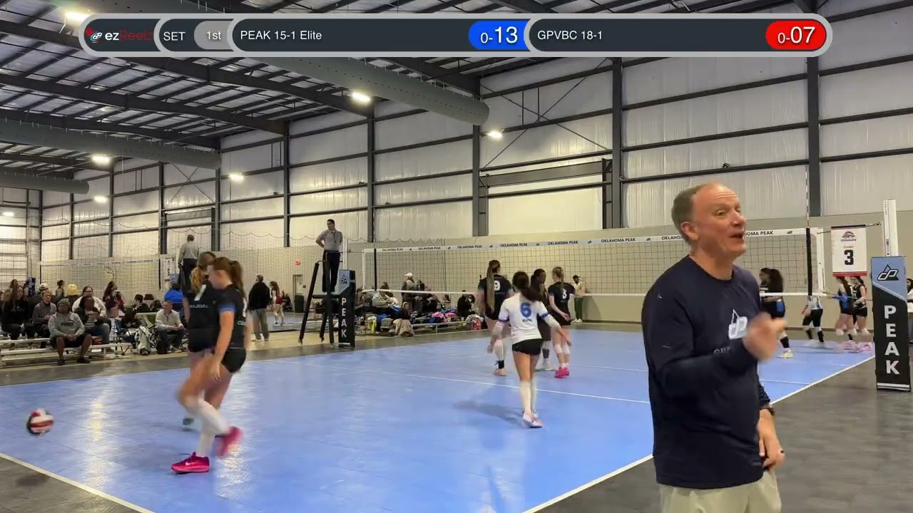 PEAK 15-1 Elite vs GPVBC 18-1, 2026-03-07, Day 1, Match 1, 1st Set