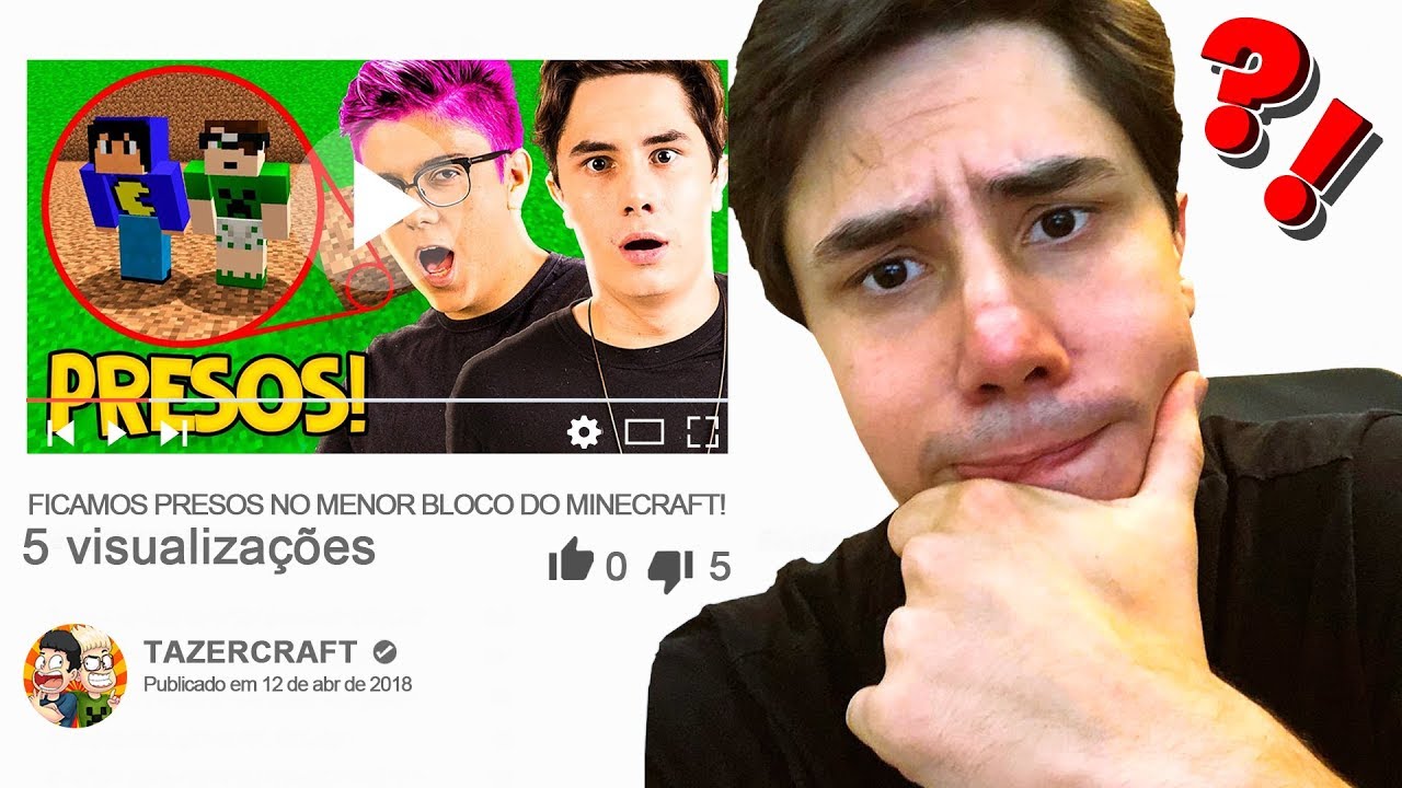 VENDO OS PIORES VÍDEOS DO TAZERCRAFT! *vergonha?* ‹ PAC ›