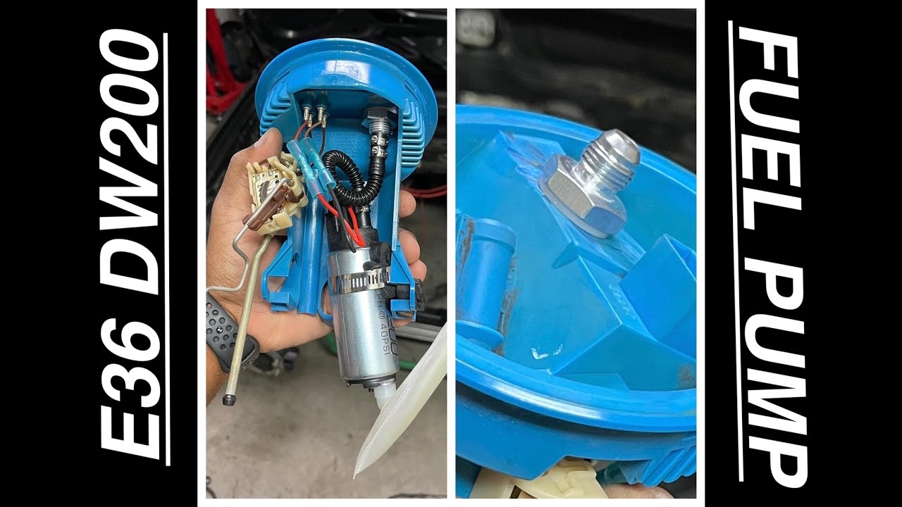 BMW E36 LS7 SWAP PT.5 - DW200 FUEL PUMP INSTALL / E36 FUEL PUMP ASSEMBLY MODIFICATION - 6AN BULKHEAD