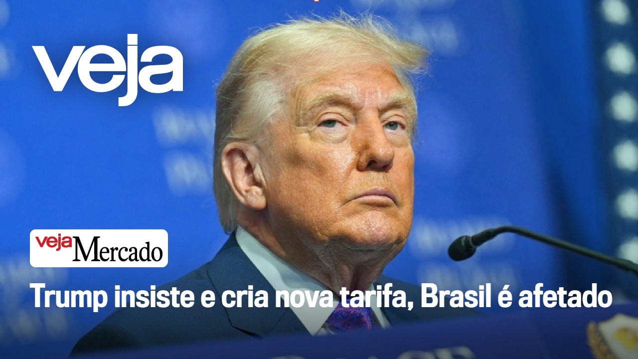 AO VIVO: Trump insiste e cria nova tarifa, Brasil é afetado | Mercado