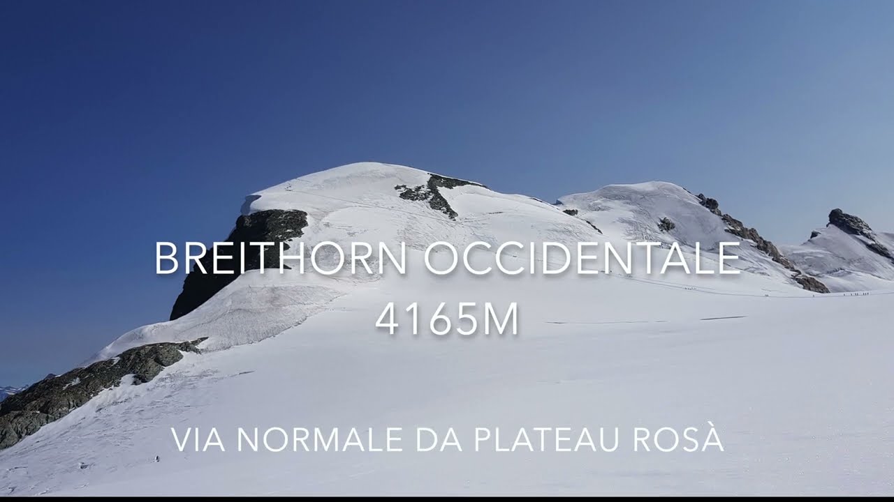 Breithorn Occidentale 4165m