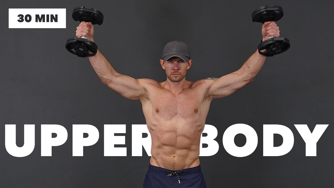 30 Min Ultimate Upper Body Burn | Strength + Sweat with Dumbbells
