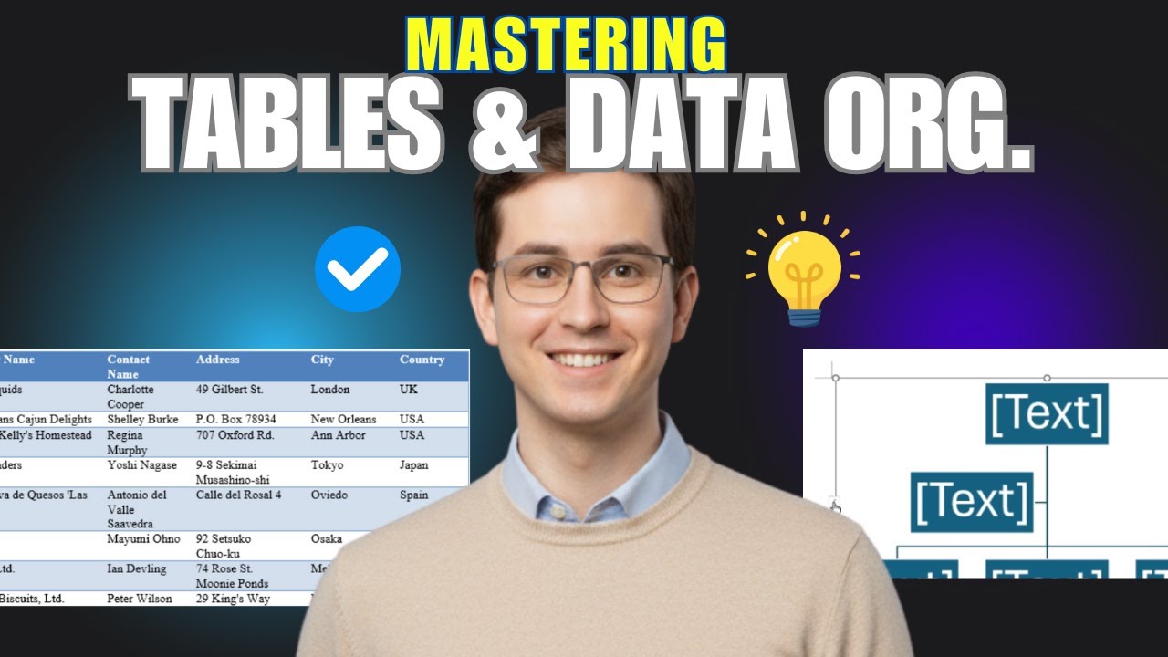 Mastering Tables and Data Organization In  Microsoft Word Catalogs For Windows Computer