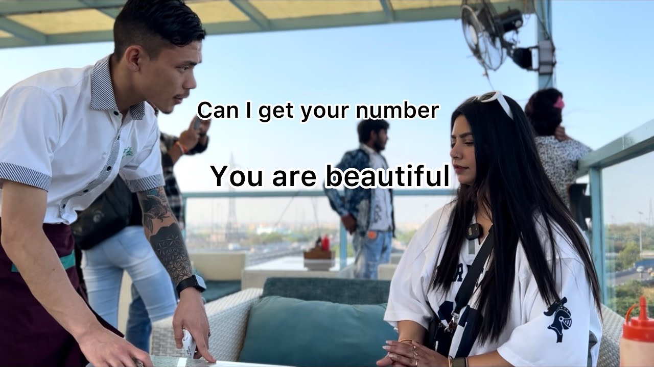 He try to get her number infront of me