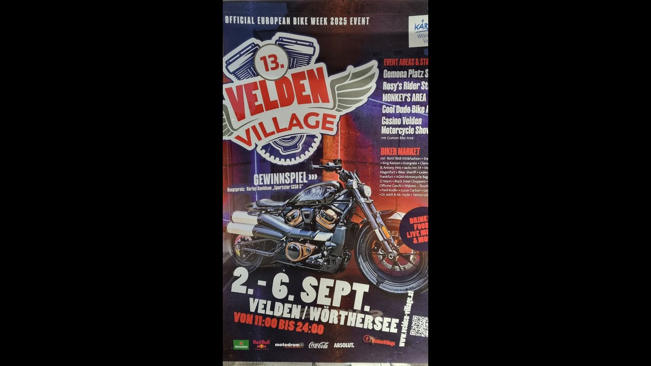 L'EUROPEAN BIKE WEEK 2025   SEJOUR A VELDEN