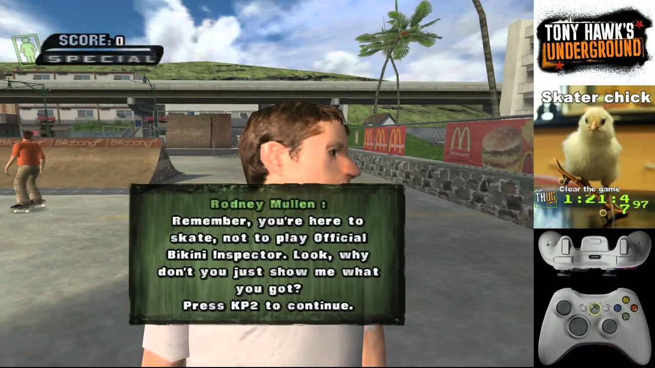 Tony Hawk's Underground Longplay