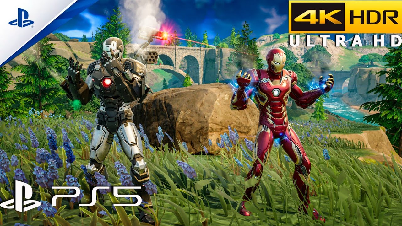 Fortnite (PS5) 4K 60FPS HDR Gameplay (Iron Man MK 45 And War Machine)
