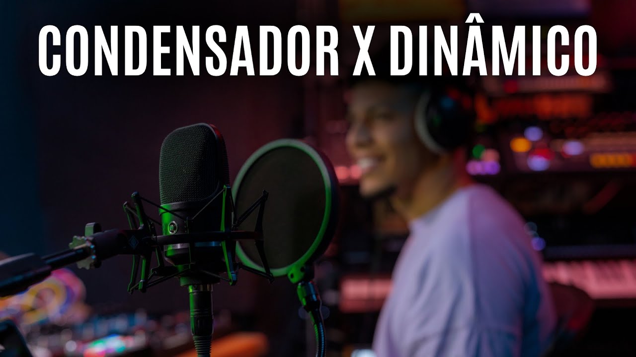Diferen&ccedil;a entre Microfone Condensador e Din&acirc;mico