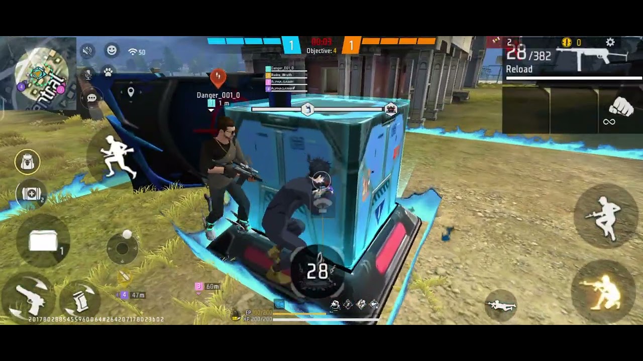 8 kills in CS-RANKED epic game of FREE FIRE MAX 